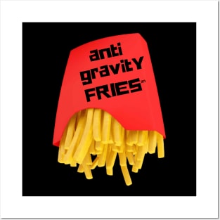 Anti Gravity Fries Nonsense Art By Abby Anime Posters and Art